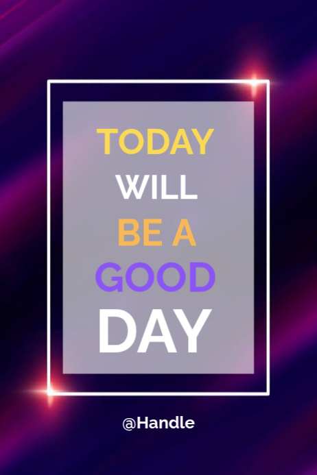 Purple Typographic Motivational Quotes Poster Template | PosterMyWall