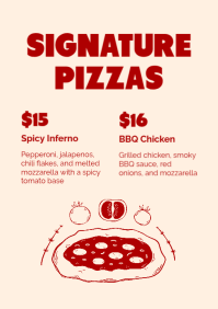 Purple Restaurant Price List A4 Template - Page 3