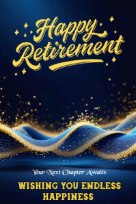 Purple Typographic This Image Is A Vibrant And Celebratory Poster Design For A Happy Retirement Mess Pinterest-grafik template