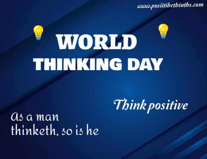 Copy of Purple Typographic World Thinking Day Flyer (us Letter ...