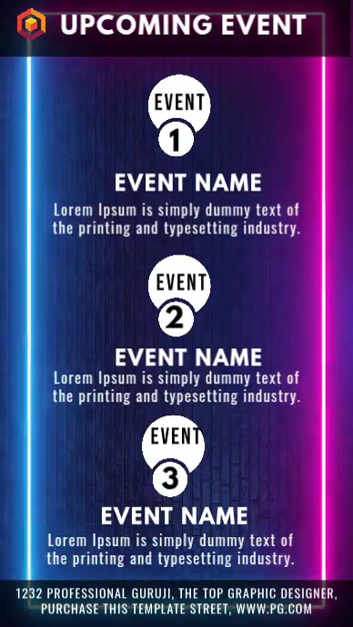 Copy of Purple Upcoming Event Instagram Story | PosterMyWall