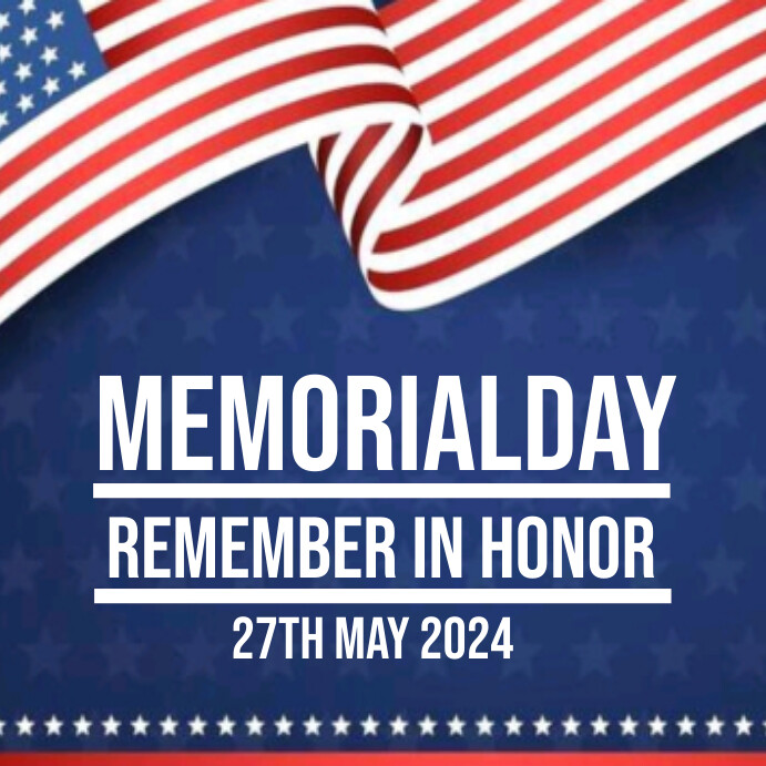 Copy of Purple Vintage Memorial Day Instagram Post | PosterMyWall
