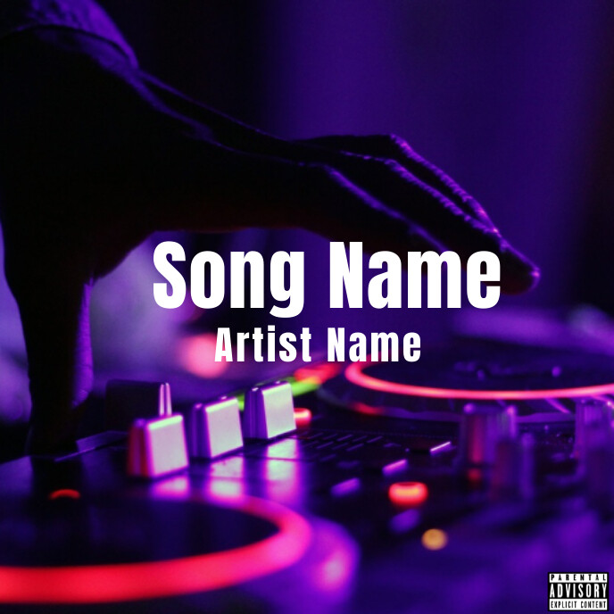 Purple Vintage Music Album Cover Album Cover Template | PosterMyWall