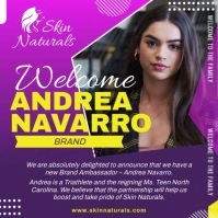 Purple Welcome To The Team Instagram Video Te template