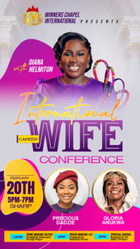 Purple Women's Conference Instagram Story Instagram-Story template