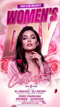 Purple Women's Day Celebration Instagram Story template