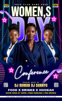 Purple Women's Day Conference US Legal Video template