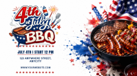 Putih Ceria 4th of July BBQ Pos Twitter template