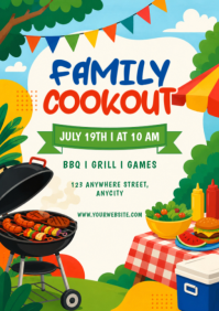 Putih Ceria Family Cookout A2 template