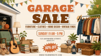 Putih Ceria Garage Sale Pos Twitter template