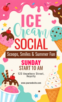 Putih Ceria Ice Cream Social Event Legal AS template