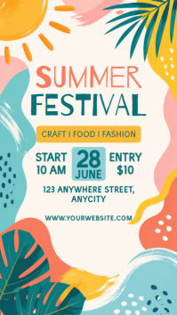 Putih Ceria Summer Festival Instagram Story template