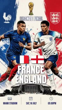 Putih Modern & Minimal FIFA World Cup 2026 Instagram Story Video template
