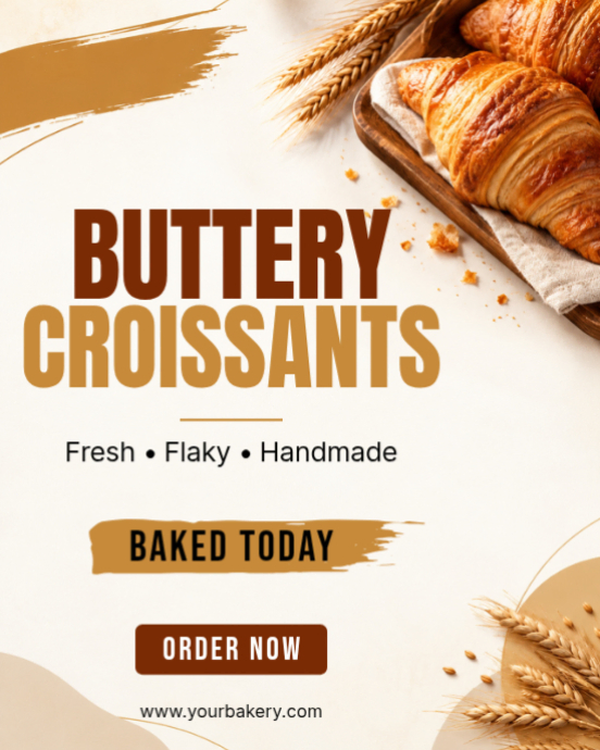 Bakery Promotion Template | PosterMyWall