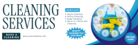 Blanc Cleaning Services Twitter Banner Template