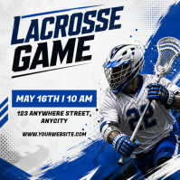 Putih Lacrosse Game Message Instagram Template