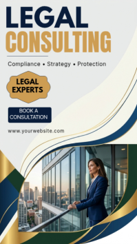 White Legal Consulting Instagram Story Template