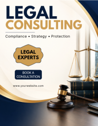 Wit Legal Consulting Рекламная листовка Template