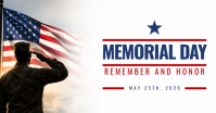 Putih Profesional Memorial Day Gambar Bersama Facebook template