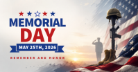 Putih Profesional Memorial Day Gambar Bersama Facebook template