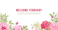 Putih Welcome February Gambar Bersama Facebook template