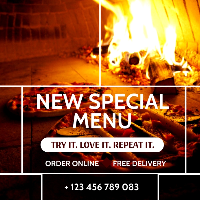New Menu Alert puzzle restaurant advertisement new menu inst Template | PosterMyWall
