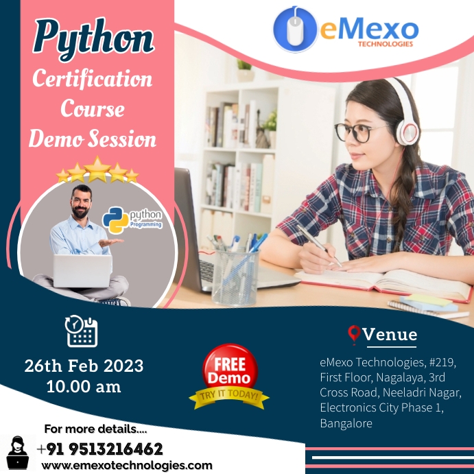 Python Demo Session Feb 26 Template | PosterMyWall