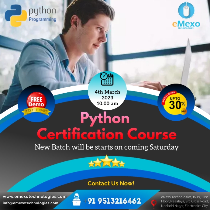 Python Training Course New Batch Template | PosterMyWall