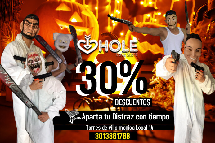 Póster  Halloween Poster template
