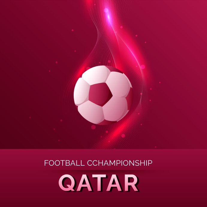 Qatar Football Template PosterMyWall