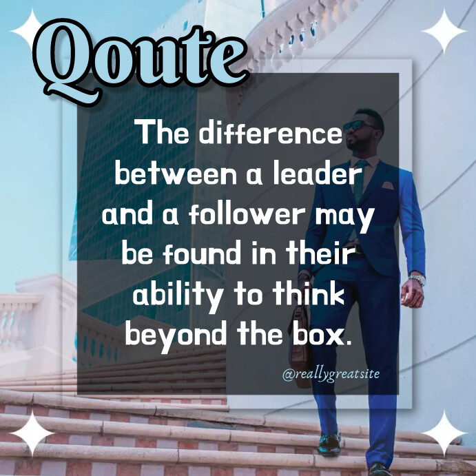 Qoute Template | PosterMyWall