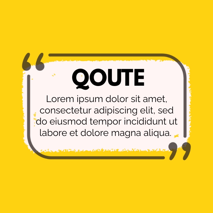 Qoute Template | PosterMyWall
