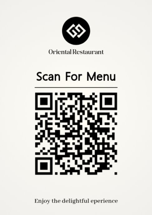 Restaurant Menu Qr Code A6 Template | PosterMyWall