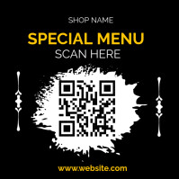 Qr Code Menu Option Qr code menu template | PosterMyWall