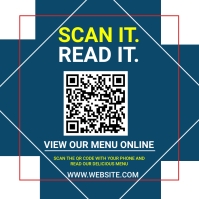 Qr Menu Html Template Qr code Template | PosterMyWall