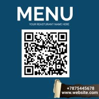 Qr Menu Html Template Qr code menu template | PosterMyWall