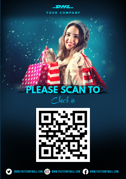 qr code Template PosterMyWall qr code Template PosterMyWall