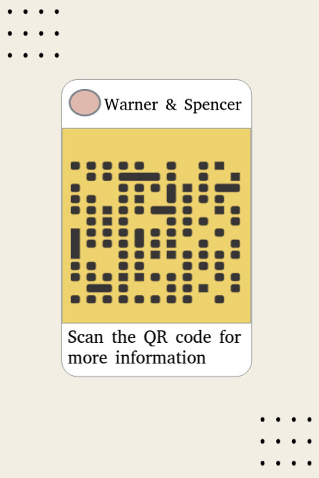 QR Code Poster template