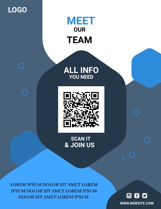 QR CODE Template | PosterMyWall