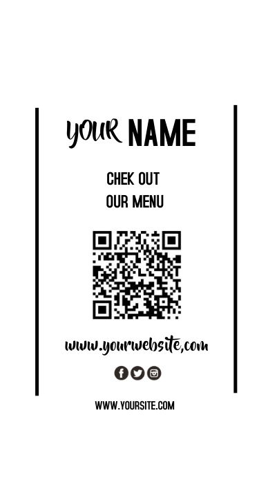 QR CODE Template | PosterMyWall