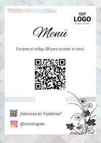 Menu Tree Qr Code Design QR code Menu Template | PosterMyWall