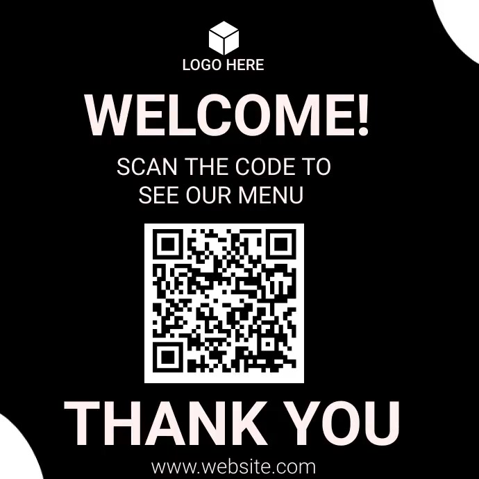 Qr code menu template | PosterMyWall