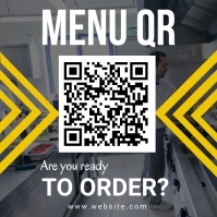 Qr Code Menu Option qr code menu customise template | PosterMyWall