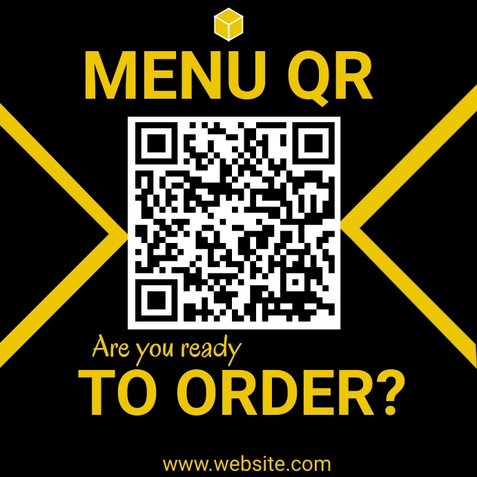 qr code menu template | PosterMyWall
