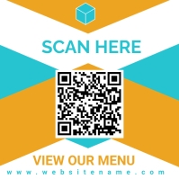 Qr Menu Html Template Menu with QR Code Template | PosterMyWall