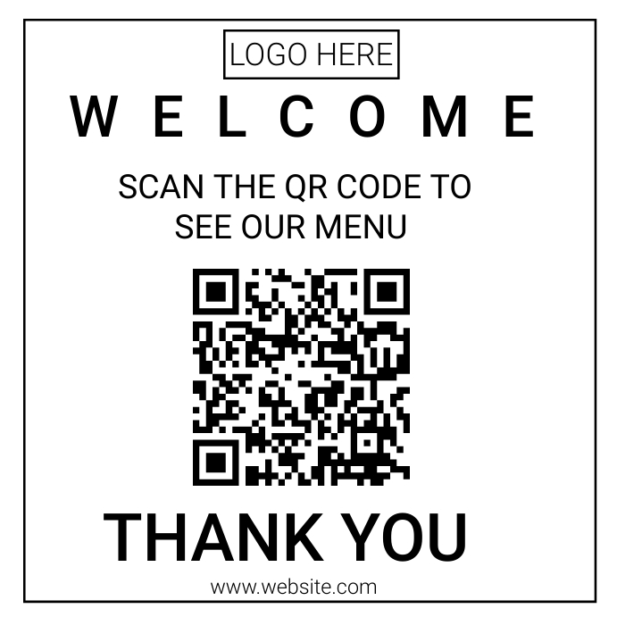 Header Menu Qr Code Qr code menu template | PosterMyWall
