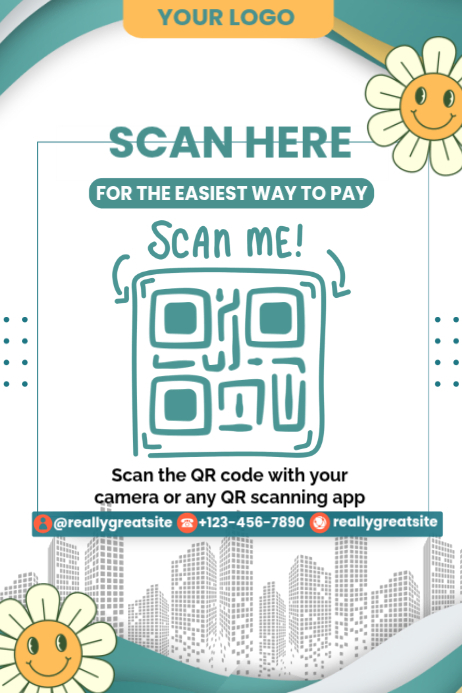 Free R Code Templates Qr code poster Template | PosterMyWall