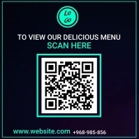 Qr code menu template | PosterMyWall
