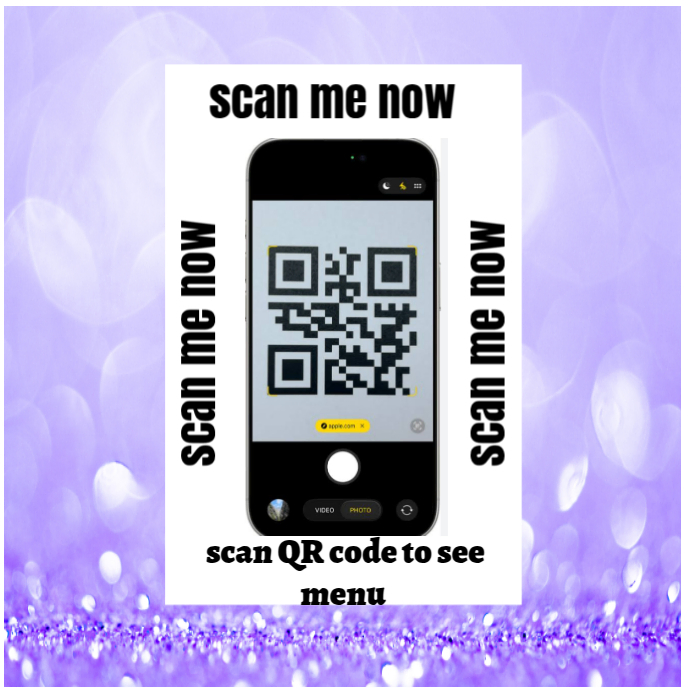 Qr Code Menu Access Template | PosterMyWall