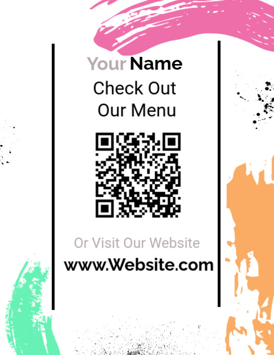 Qr code template | PosterMyWall